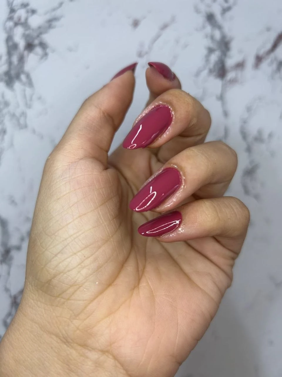 Trabalho real de manicure realizado por Ana Paula