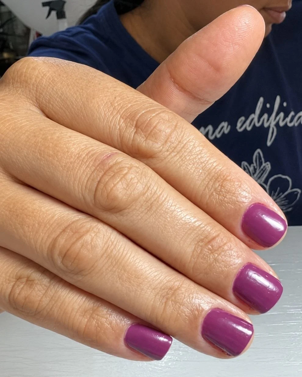 Trabalho de manicure realizado por Ana Paula