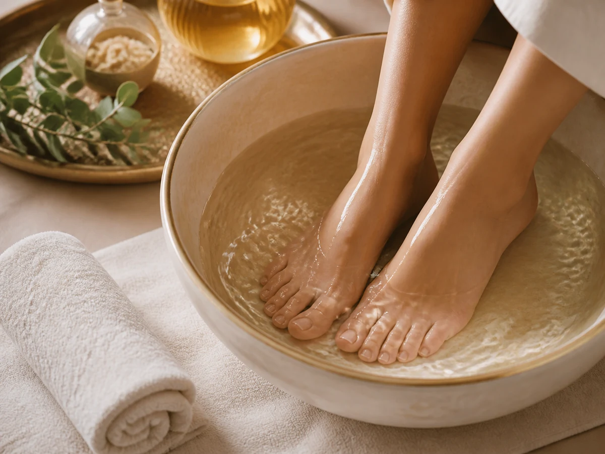 Imagem ilustrativa de SPA profissional para os pés